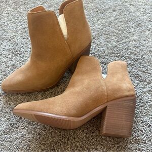 Elegant Tan Ankle Booties